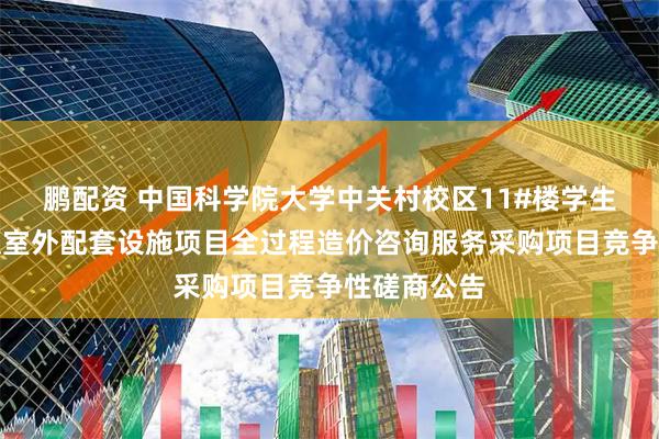 鹏配资 中国科学院大学中关村校区11#楼学生公寓修缮及室外配套设施项目全过程造价咨询服务采购项目竞争性磋商公告